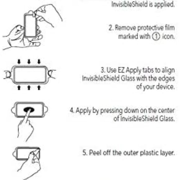 iPhone XS Glass Screen Protector - Zagg Premium Front/Back/Bumper Full Body - Picture 6 of 6